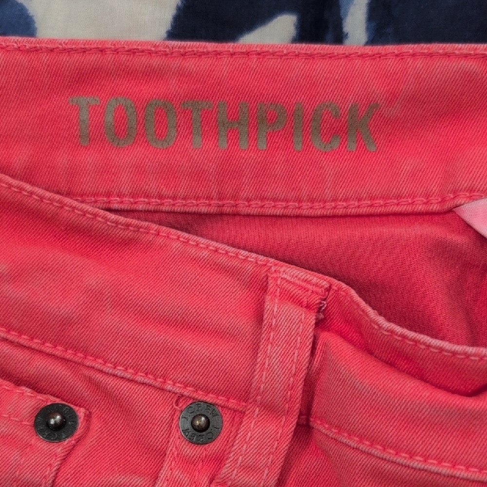 J.Crew Toothpick Ankle Skinny Jean in Coral - Picture 6 of 12